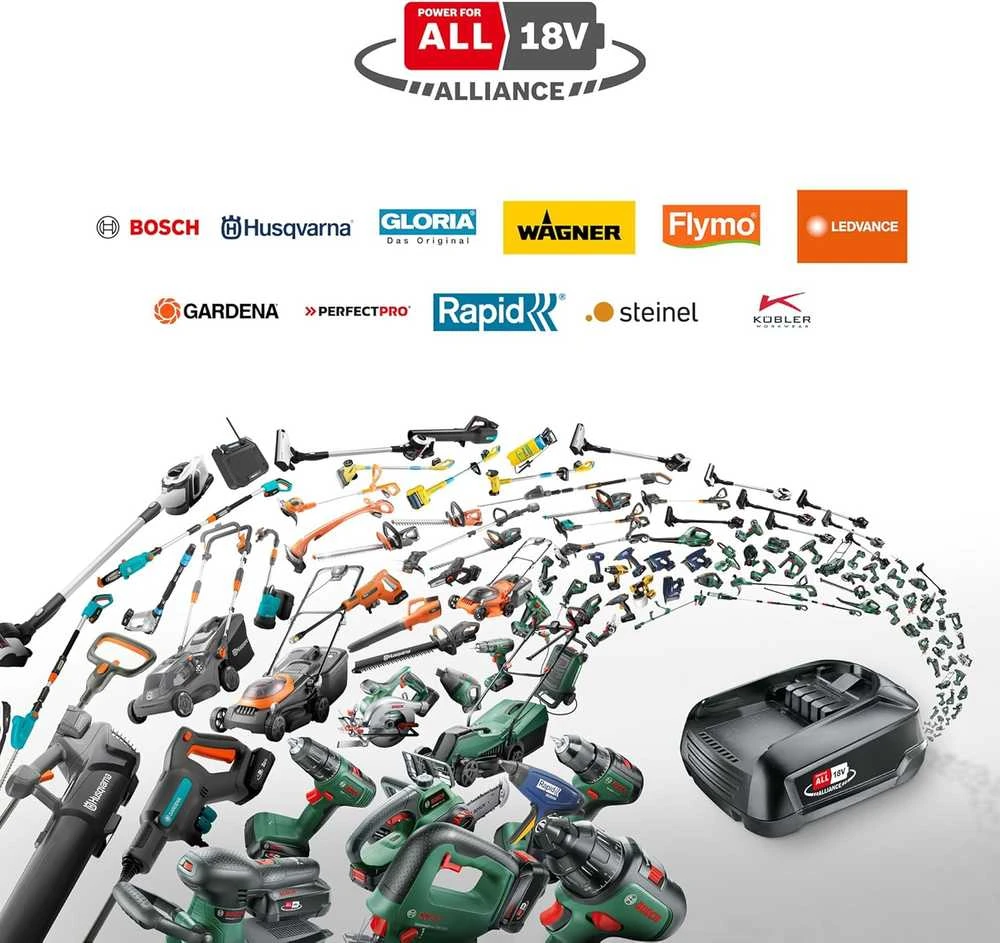 Akumuliatorinis grandininis pjūklas Bosch Universal Chain 18 (1x2,5)