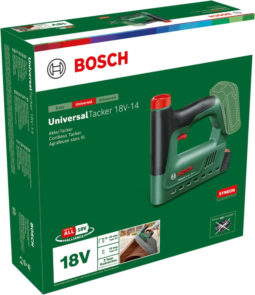 Bosch Akumuliatorinis segiklis UniversalTacker18V-14 be akumuliatoriaus ir kroviklio