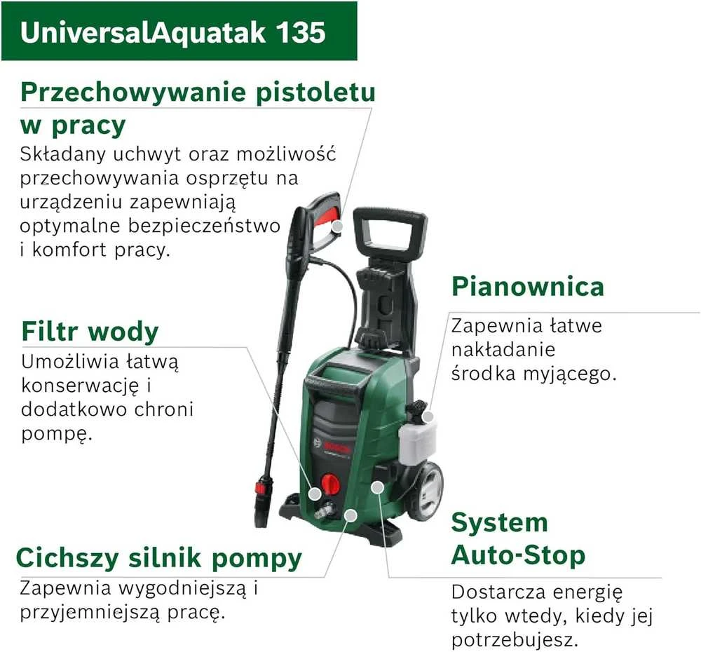Aukšto slėgio plovykla  Bosch UniversalAquatak 135
