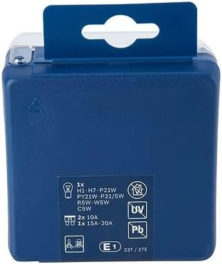 Bosch automobilinių halogeninių lempučių rinkinys H1/H7 Maxibox 12 V 1 987 301 120