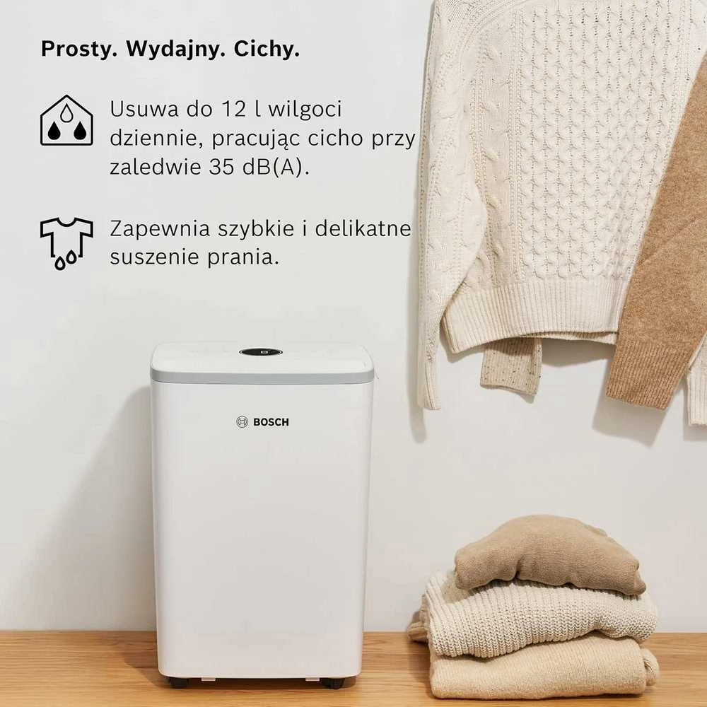 Bosch Dry 2000 oro sausintuvas, 12 l/para, 2.5 l bakelis, iki 24 m², 178 W