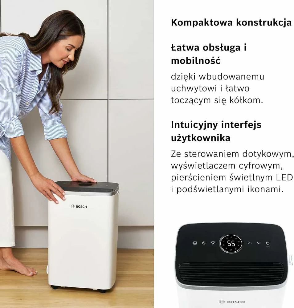 Bosch Dry 4000 oro sausintuvas, 16 l/para, iki 33 m² patalpoms, 2.5 l bakelis, 285 W