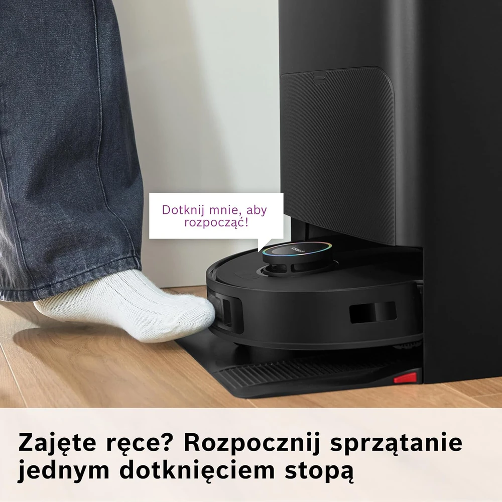 Bosch dulkių siurblys robotas su plovimo funkcija, 11000 Pa siurbimo galia, Smart Vision navigacija, BCRDW3BX