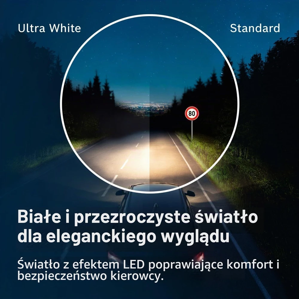 Bosch H4 Ultra Baltas halogeninės automobilio lemputės 12 V 60/55 W, 2 vnt.