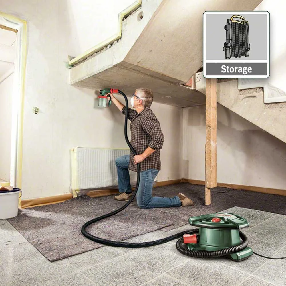Bosch PFS 5000 E dažymo purkštuvas, 1200 W, 2 x 1000 ml talpos rinkinys