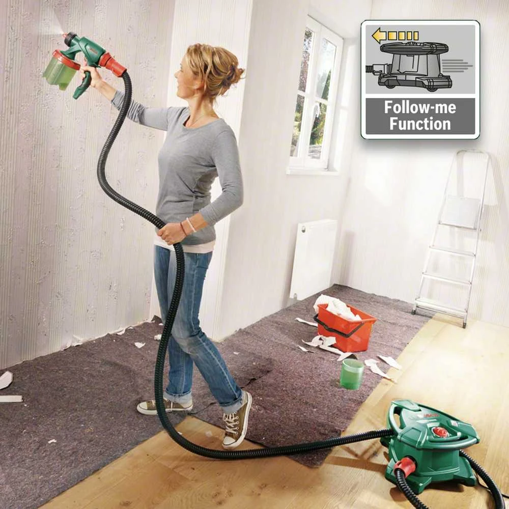 Bosch PFS 5000 E dažymo purkštuvas, 1200 W, 2 x 1000 ml talpos rinkinys