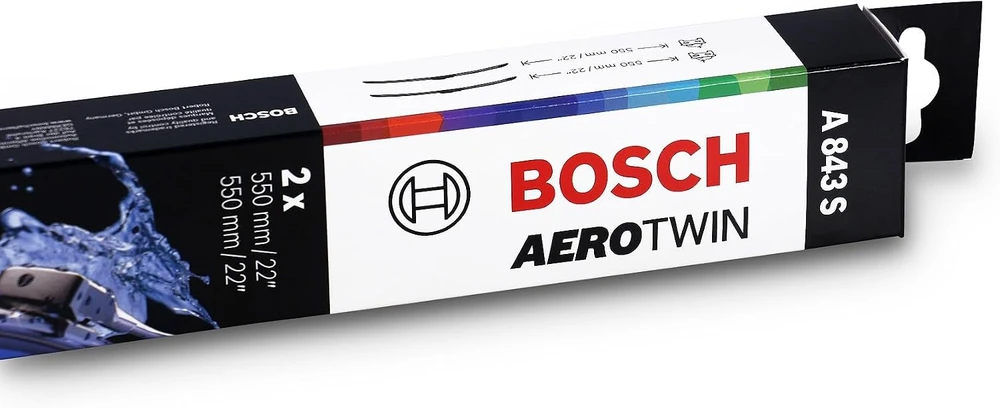 Bosch priekiniai automobilių valytuvai Aerotwin 550 mm, Top Lock, 3397009843