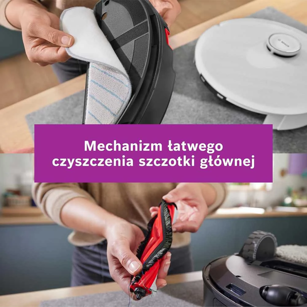 Dulkių siurblys - robotas Bosch Spotless +, Baltas (BCRD1W)