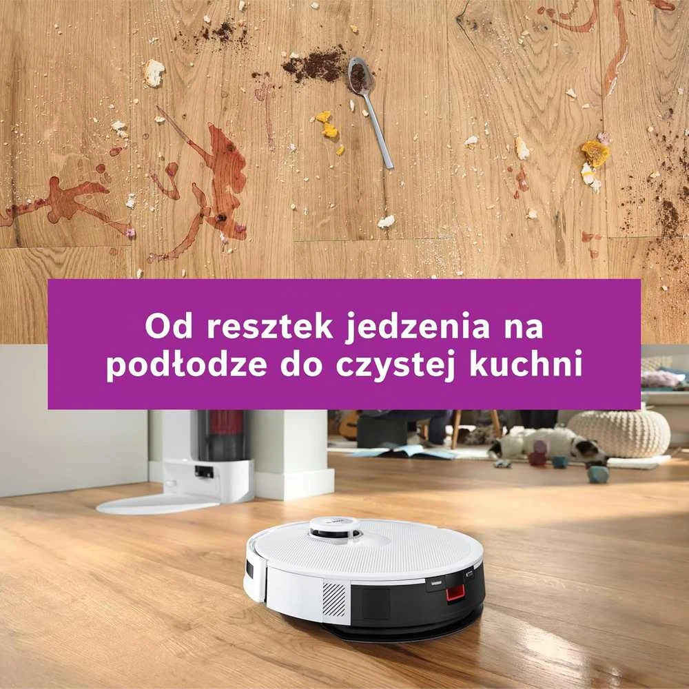Dulkių siurblys - robotas Bosch Spotless +, Baltas (BCRD1W)
