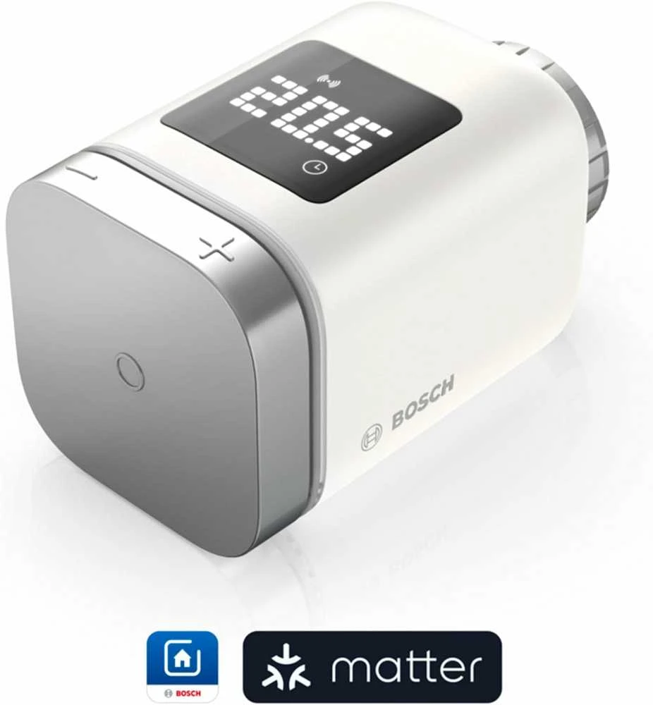 Bosch Smart Home Heizkörperthermostat II [+M] išmanus radiatoriaus termostatas, Zigbee 3.0 / Thread