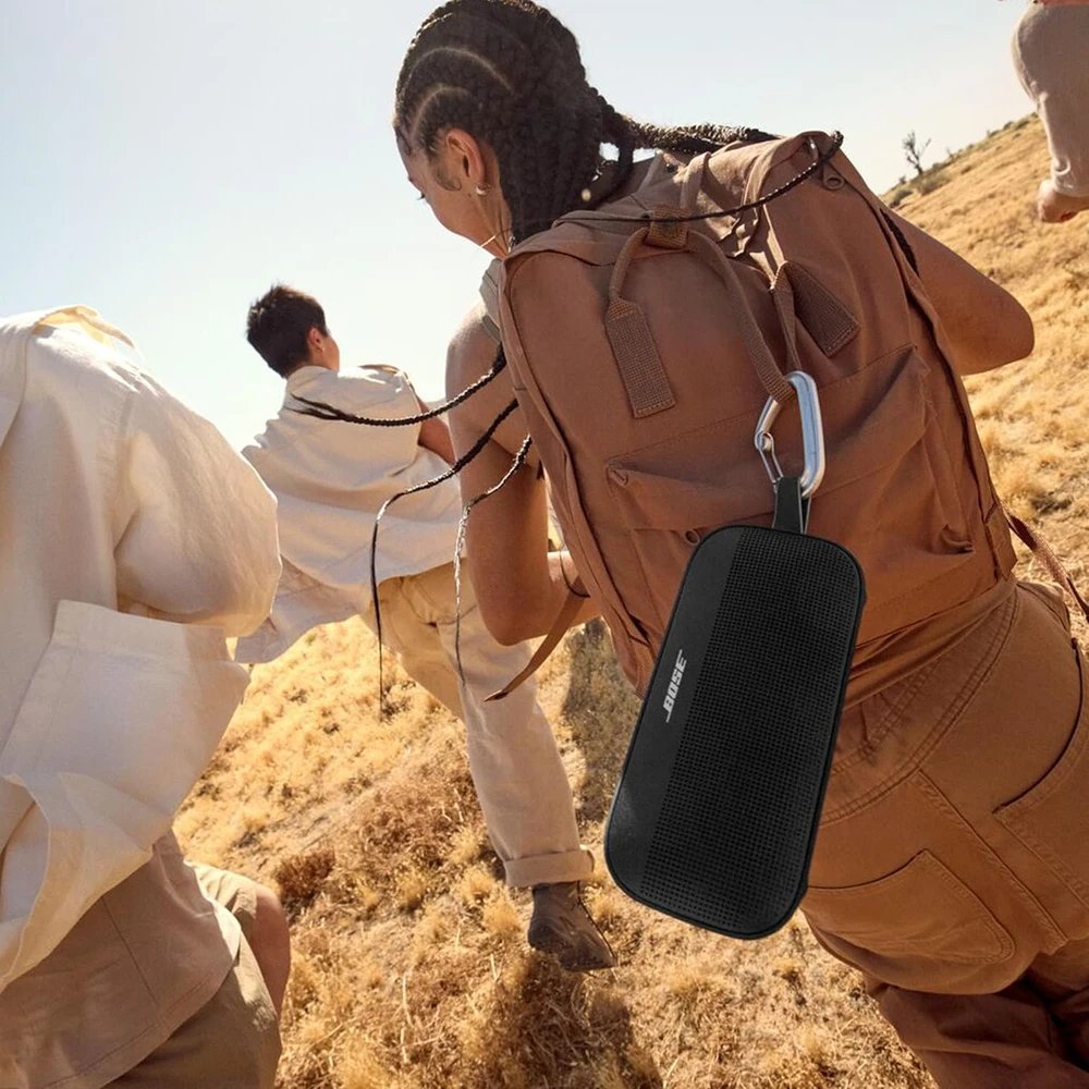Bose nešiojamasis Bluetooth garsiakalbis SoundLink Flex, 2-osios kartos, IP67, juodas, 887612-0100
