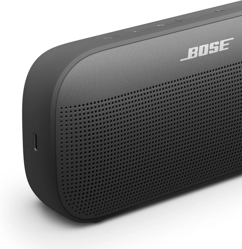 Bose nešiojamasis Bluetooth garsiakalbis SoundLink Flex, 2-osios kartos, IP67, juodas, 887612-0100