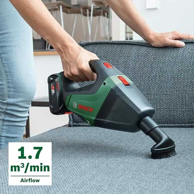 Akumuliatorinis dulkių siurblys Bosch UniversalVac 18, be akumuliatoriaus ir įkroviklio