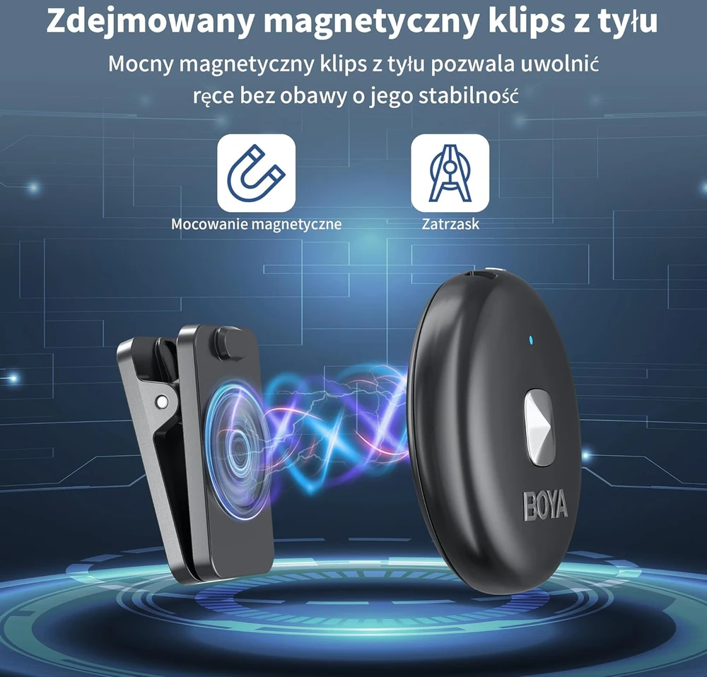 „Boya OMIC-UW“ belaidis mikrofonas