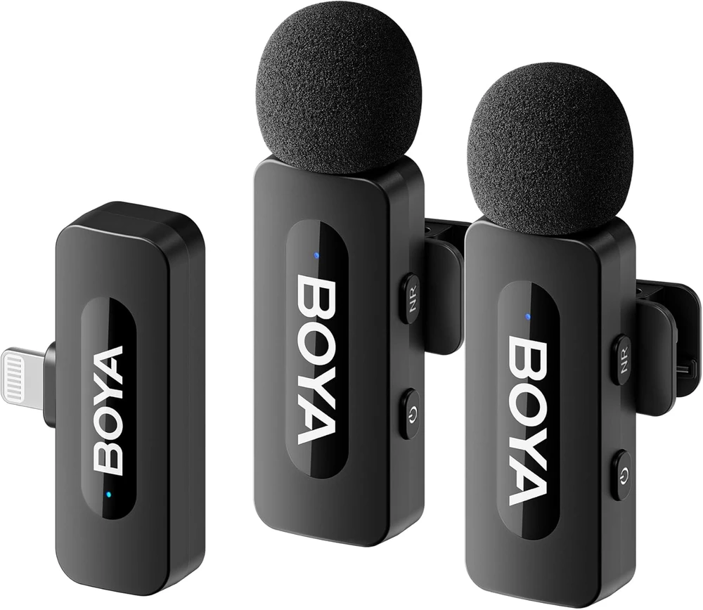 Boya BY-V2 belaidis mikrofonas Lightning