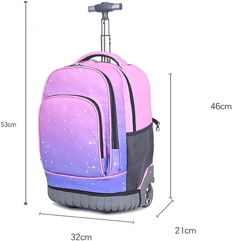 BOZONLI vaikiška kuprinė ant ratukų, nuimama rankena, 18 l talpa, vandeniui atspari, F105A010503b