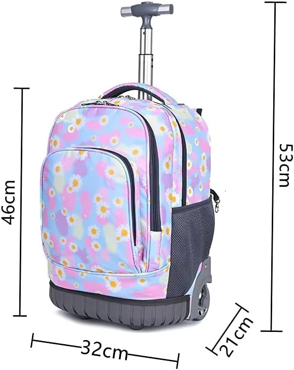 BOZONLI vaikiška kuprinė ant ratukų, vandeniui atspari, 35,95 l talpa, F105A010504b