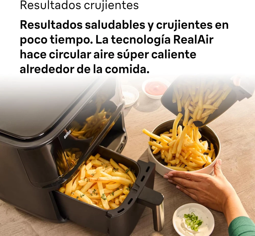 Gruzdintuvė Braun TwinCook 3 TD3030 Air Fryer, 2850W - Juodas