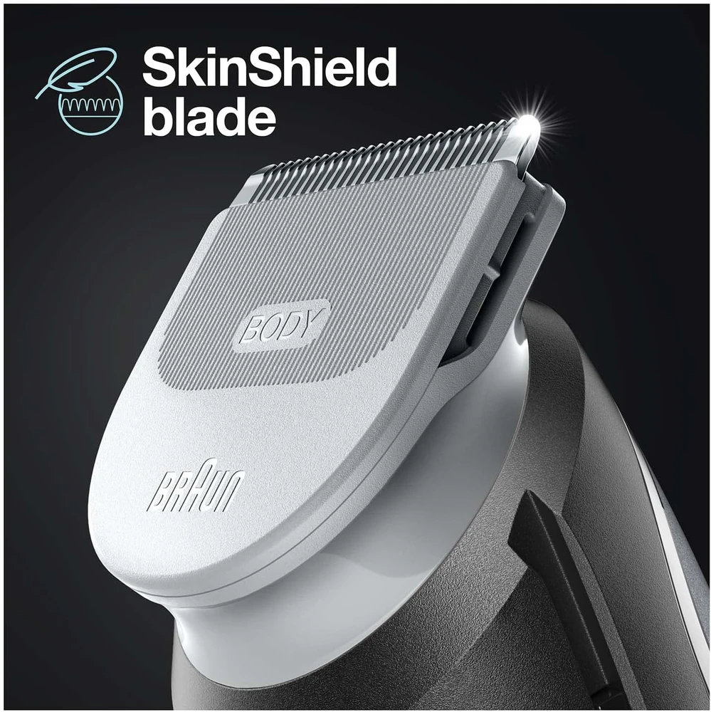 Braun Body Groomer | BG3340 | Cordless | Juodas/Pilkas