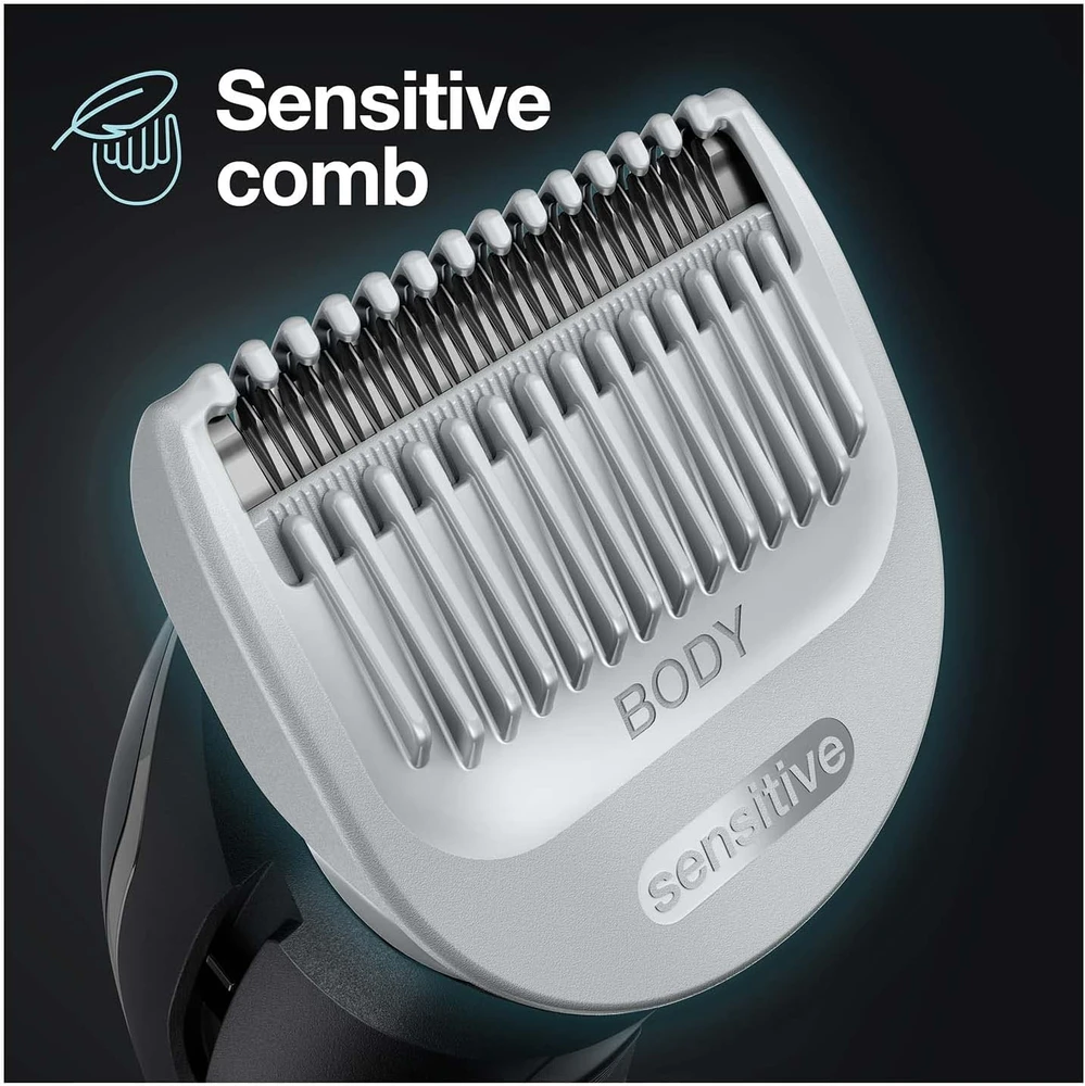 Braun Body Groomer | BG3340 | Cordless | Juodas/Pilkas