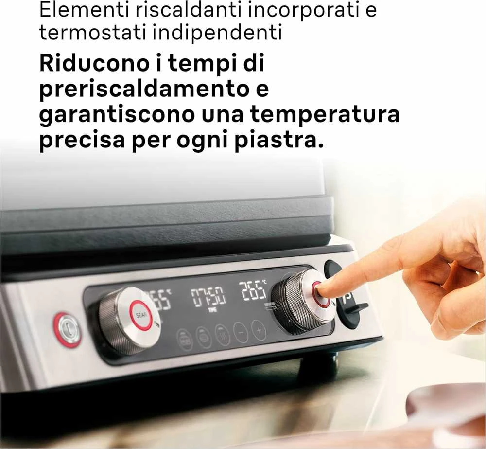 Braun MultiGrill 9 Pro CG9160 elektrinis kontaktinis grilis, 2200 W, su termosonda