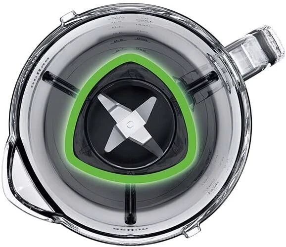 Braun stacionarus blenderis PowerBlend 1, 600 W, 1.5 l stiklinis ąsotis, butelis Smoothie2Go, juodas, JB1051BK