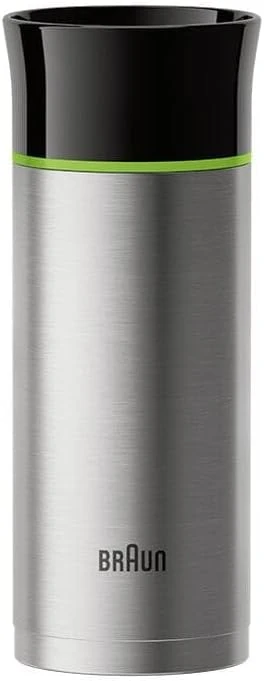 Braun termopuodelis 330 ml sidabrinis juodas