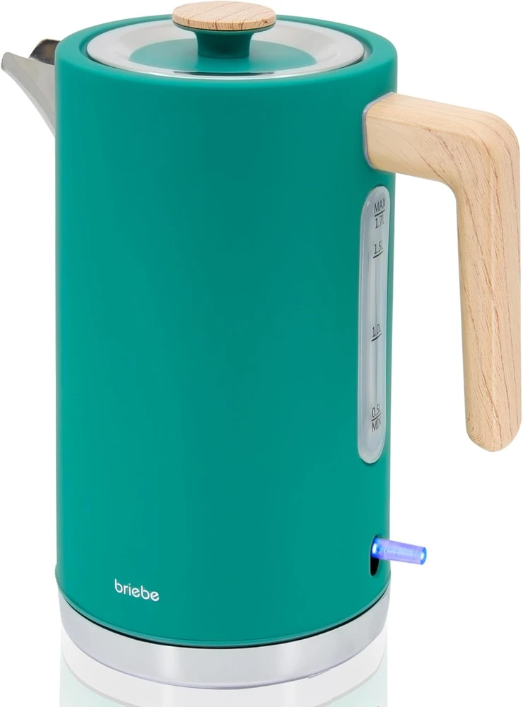 briebe pusryčių rinkinys Nordic – skrudintuvas 2 riekių, 6 lygių skrudinimas ir elektrinis virdulys 1,7 l, 2200 W