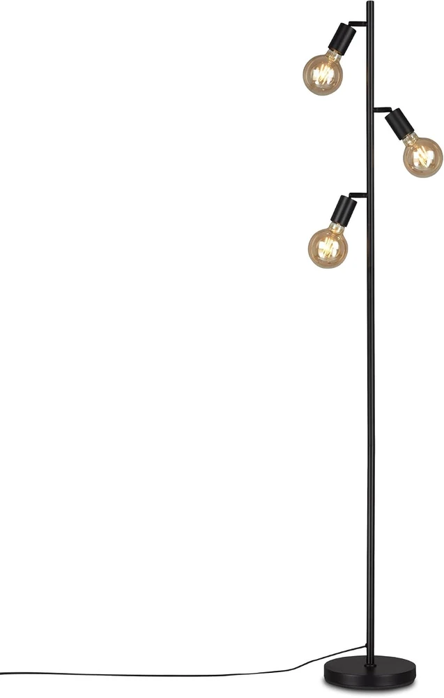 BRILONER grindinis šviestuvas su 3 E27 lizdais, pasukamomis galvutėmis, 160 cm, 1387-035