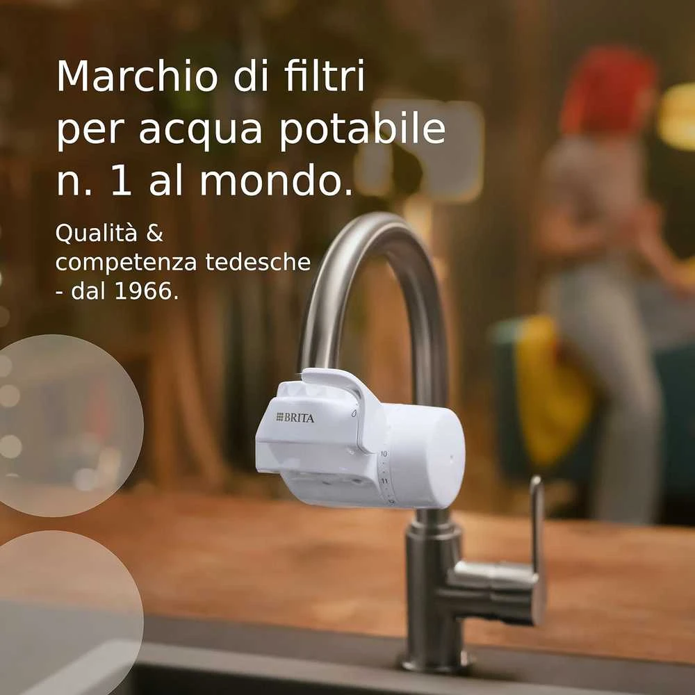 Brita vandens čiaupui montuojamas filtras ON TAP V, 4 mėnesių naudojimo trukmė