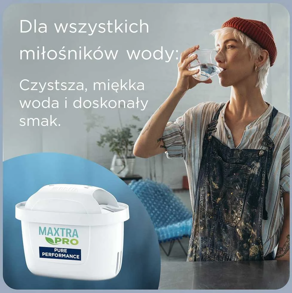 BRITA vandens filtravimo ąsotis Marella 2,4L su 3 Maxtra Pro filtrais, elektrinis indikatorius