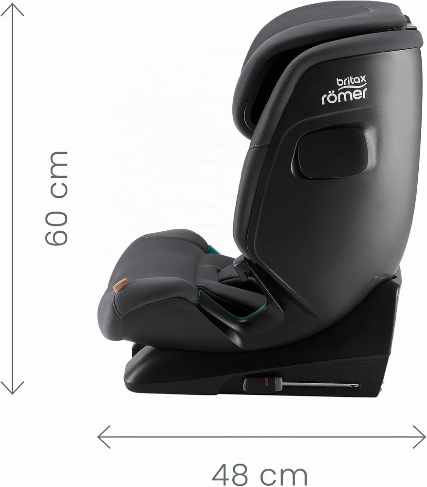 Britax Römer automobilinė kėdutė Advansafix 2 Z-Line i-Size 76–150 cm, vidurnakčio pilka