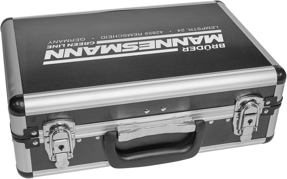 Brüder Mannesmann įrankių rinkinys 90 dalių aliuminio lagaminas M29067