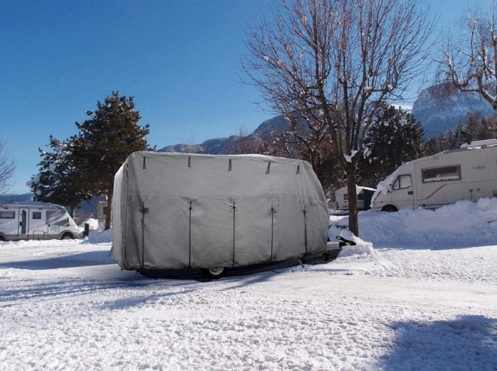 Brunner kemperio ir priekabos apsauginis uždangalas 550–600 cm, 7241463N