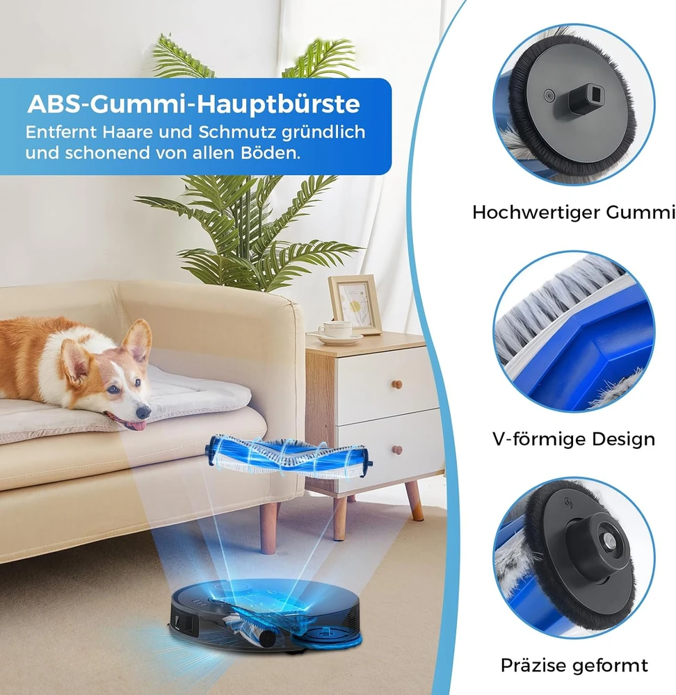 BTRSOLUS roboto dulkių siurblio priežiūros priedų rinkinys DEEBOT T30 Omni ir T30 Pro, 25 vnt., 25T30