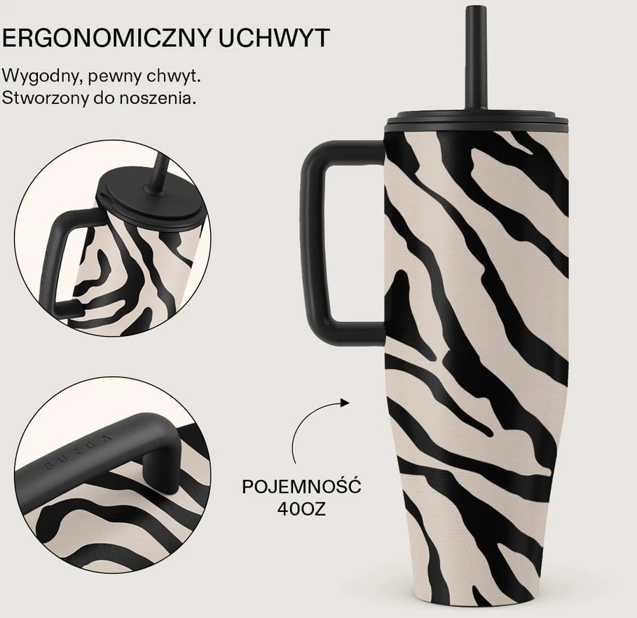BURGA kelioninis termopuodelis 1,2 l su šiaudeliu ir rankena UN_02TM40_TUMBLER-40-ST-EC