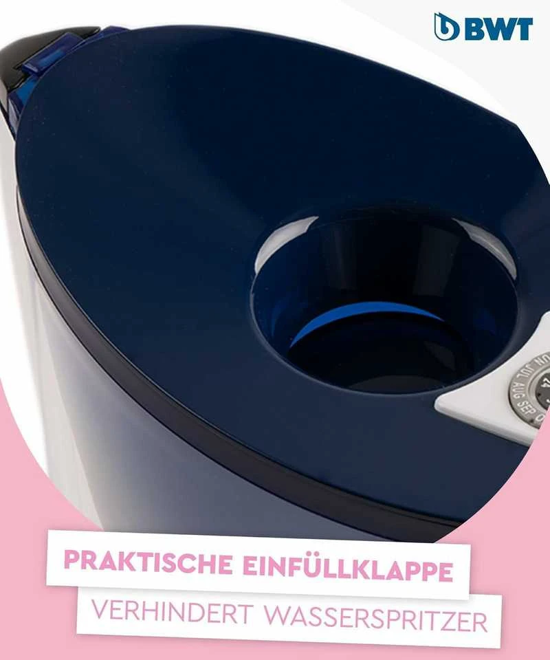 BWT vandens filtravimo ąsotis Penguin 2,7 l su magnio filtru, tamsiai mėlynas