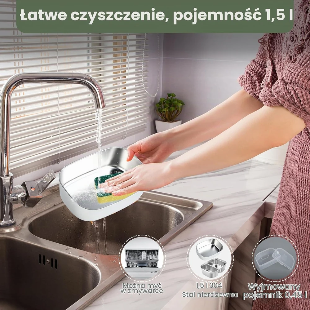 BYbrutek elektrinė pietų dėžutė 100 W, 1,5 l, 12 V/24 V/220 V