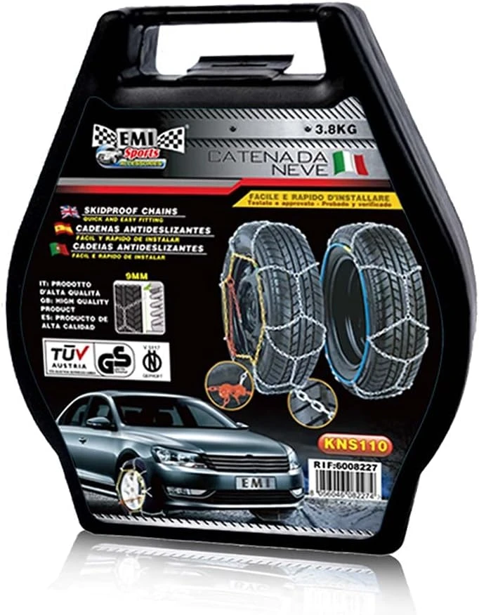 CARALL sniego grandinės 9 mm padangoms 225/60 R16–245/40 R18 CN98110