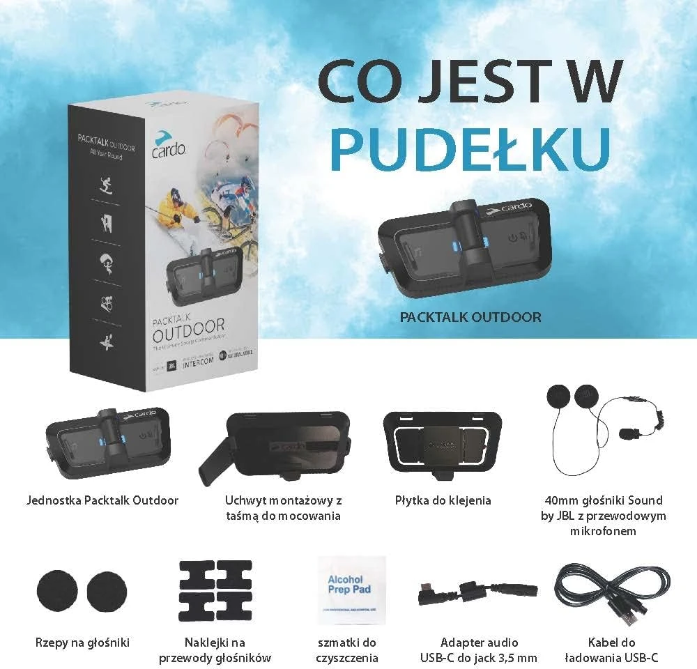 Pasikalbėjimo įranga Cardo Packtalk Outdoor  SP000001