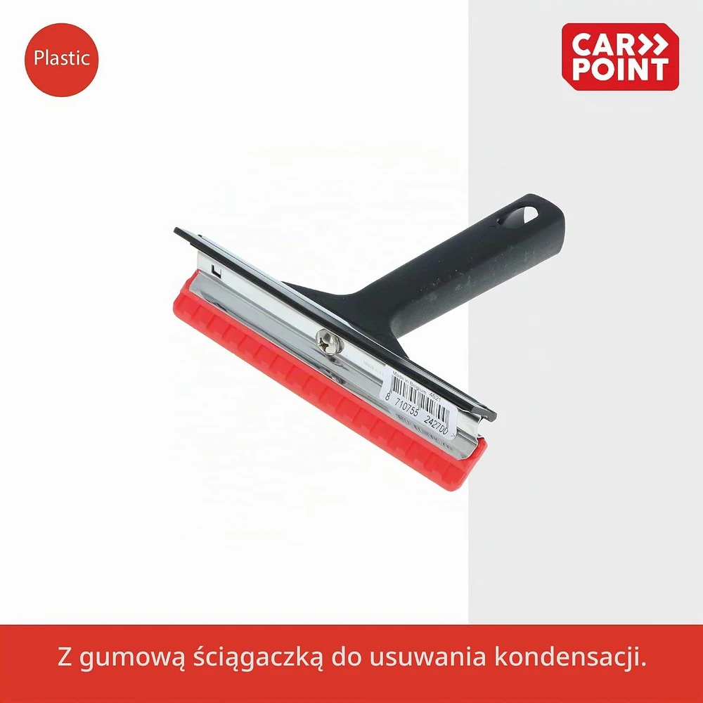 Carpoint automobilio langų ledo grandiklis su guminiu valytuvu 17 cm 1723239
