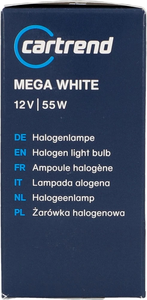 cartrend H7 automobilinės halogeninės lemputės Xenon Mega Baltas 12 V 55 W, 77781