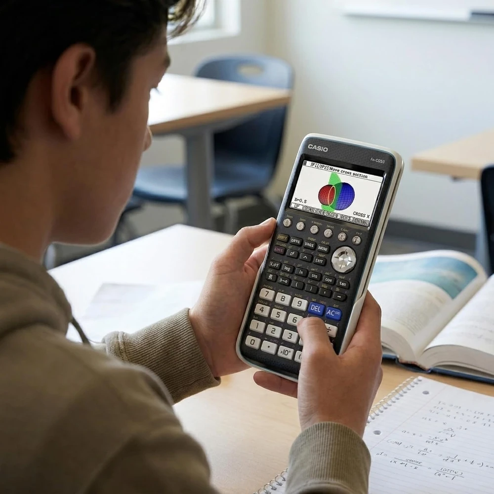 Casio FX-CG50 skaičiuotuvas Kišenė Grafikų skaičiuotuvas Juoda