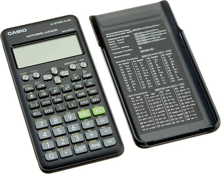 Casio mokslinis skaičiuotuvas su 417 funkcijomis ir LCD ekranu fx-570ES PLUS-2
