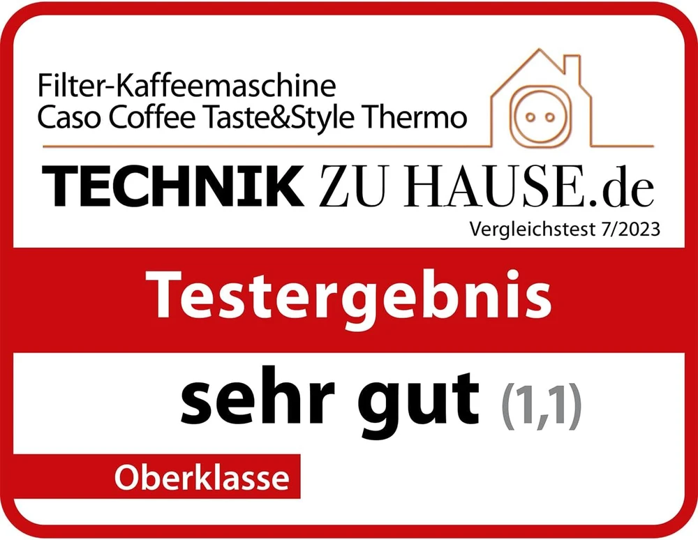 Caso Kavos aparatas Coffee Taste & Style Thermo lašelinis