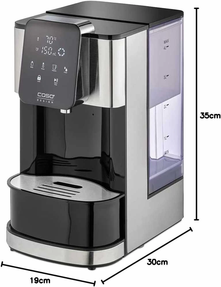 Caso karšto vandens dozatorius HW 1660,2600 W, 4 l talpa, reguliuojama temperatūra