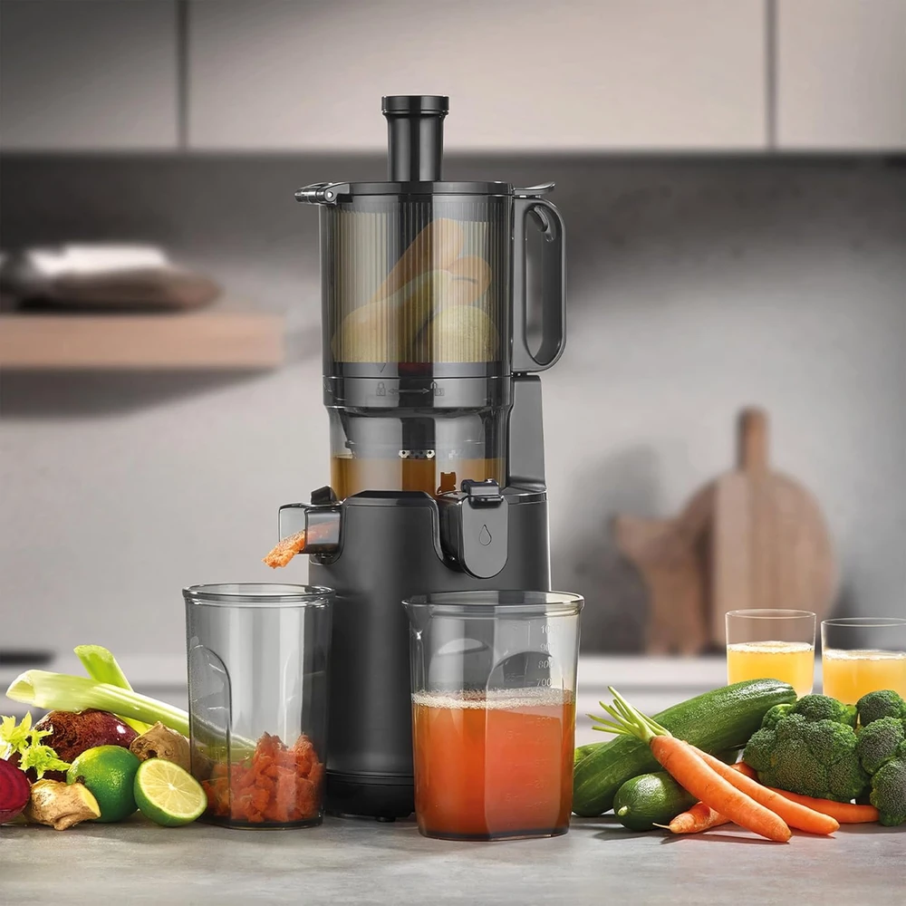 Sulčiaspaudė Caso | Design Slow Juicer | SJW 600 XL | Type Slow Juicer | Juodas | 250 W | Greičių skaičius 1 | 40 RPM
