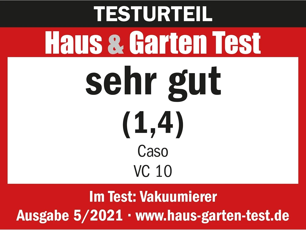 Vakuumatorius Caso VC10, sidabrinis