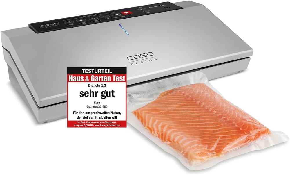 Vakuumatorius Caso GourmetVAC 480, sidabrinis