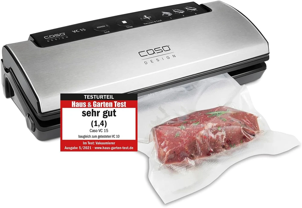 Caso Vacuum Sealer VC 15 sidabrinis juodas (1371)